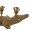 Decoratieve figuren Home ESPRIT Gouden Kroonkandelaar 42,5 x 12,5 x 11,5 cm