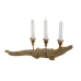 Decoratieve figuren Home ESPRIT Gouden Kroonkandelaar 42,5 x 12,5 x 11,5 cm