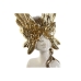 Figura Decorativa Home ESPRIT Blanco Dorado 23 x 13 x 33 cm