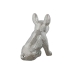 Figura Decorativa Home ESPRIT Prateado Cão 28 x 17 x 33 cm