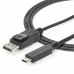 Adaptateur USB C vers DisplayPort Startech CDP2DP146B           (1,8 m) Noir