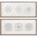 Πίνακας DKD Home Decor 61 x 3,8 x 26 cm 63,5 x 4 x 28,6 cm Κύκλους Σκανδιναβικός (x2)