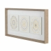 Pintura DKD Home Decor 61 x 3,8 x 26 cm 63,5 x 4 x 28,6 cm Círculos Escandinavo (2 Unidades)