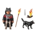 Figura Articulada Playmobil Lobo Guerrero 12 Piezas