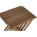 Sidobord Home ESPRIT Naturell Teak 40 x 35 x 45 cm