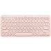 Draadloos toetsenbord Logitech K380 Roze Qwerty Spaans