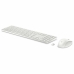 Tastiera e Mouse Wireless HP 650 Bianco Qwerty in Spagnolo