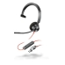 Auricular com Microfone HP Blackwire 3310 Preto