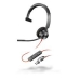 Auricular com Microfone HP Blackwire 3310 Preto