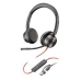 Auricolari con Microfono HP Blackwire 8225 Nero