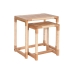 Set di 2 tavoli Home ESPRIT Naturale Corda Abete 58 x 38 x 60 cm