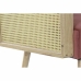 Fotel DKD Home Decor Rózsaszín Poliészter Rattan (66 x 64 x 79 cm)