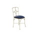 Blagavaonska stolica DKD Home Decor Plava zlatan 45 x 42 x 88,5 cm