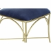 Silla de Comedor DKD Home Decor Azul Dorado 45 x 42 x 88,5 cm