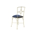 Blagavaonska stolica DKD Home Decor Plava zlatan 45 x 42 x 88,5 cm