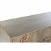 Sidebord DKD Home Decor Naturell Grå Metall Treverk av mangotre (177 x 45 x 74 cm)