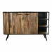 Buffet DKD Home Decor Marron Noir Métal Bois de manguier (145 x 40 x 90 cm)