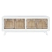 Móvel de TV Home ESPRIT Branco Natural Abeto Madeira MDF 156 x 40 x 64 cm