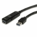 USB Cable Startech USB3AAEXT3M USB A Черен 3 m