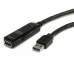 USB laidas Startech USB3AAEXT3M USB A Juoda 3 m