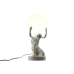 Tischlampe Home ESPRIT Weiß Gold Harz Kunststoff 220 V 14 x 14 x 32 cm