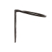 Wall Support for Hanging Flower Pots Home ESPRIT Dark brown Iron 18 x 17,5 x 18 cm