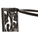 Wall Support for Hanging Flower Pots Home ESPRIT Dark brown Iron 18 x 17,5 x 18 cm