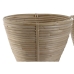 Conjunto de vasos Home ESPRIT Rotim 25 x 25 x 20 cm