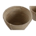 Conjunto de vasos Home ESPRIT Rotim 25 x 25 x 20 cm