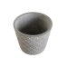 Kaspó DKD Home Decor Szürke Cement 17 x 17 x 14,5 cm (3 egység)