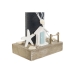 Figură Decorativă Home ESPRIT Albastru Alb Roșu 11 x 7,5 x 36,5 cm (2 Unități)