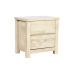 Stolik Nocny Home ESPRIT Naturalny Drewno akacjowe 60 x 42 x 60 cm