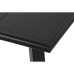 Conjunto de Mesa com 3 Poltronas Home ESPRIT Preto Cristal Aço 123 x 66 x 72 cm