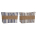 Reiseetui Home ESPRIT Beige Syrin 25 x 7 x 15 cm (2 enheter)