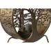 Kaarshouder Home ESPRIT Gouden Metaal Kristal 30 x 11 x 36 cm