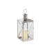 Latern Home ESPRIT Сребрист Кристал Стомана Хромирано 16 x 15 x 32 cm (2 Части)