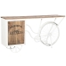 Console DKD Home Decor Branco Castanho Metal 165 x 35,5 x 83,8 cm