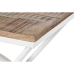 Consola DKD Home Decor Blanco Marrón Metal 165 x 35,5 x 83,8 cm