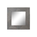 Stensko ogledalo DKD Home Decor 121 x 4 x 121 cm Kristal Siva Les Mangov les