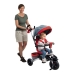 Driewieler Mondo On & Go Moovi Explore Rood Convertible Opvouwbaar Zittingrotatie