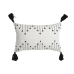 Pute Home ESPRIT Hvit Svart Rombe 50 x 15 x 30 cm