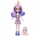 Păpușă Mattel Enchantimals Sunshine Island 15 cm Unicorn Animal De Companie