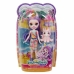 Кукла Mattel Enchantimals Sunshine Island 15 cm Еднорог Домашен Любимец