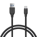 USB-Kabel Aukey CB-AC1 Schwarz 1,2 m