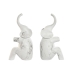 Sujetalibros Home ESPRIT Resina Elefante 14,5 x 9 x 29,5 cm