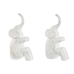 Sujetalibros Home ESPRIT Resina Elefante 14,5 x 9 x 29,5 cm