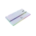 Tastiera Newskill Qwerty in Spagnolo Bianco LED RGB