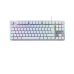 Tastiera Newskill Qwerty in Spagnolo Bianco LED RGB