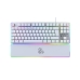 Teclado Newskill Qwerty espanhol Branco LED RGB