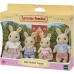 Figuras Sylvanian Families 5706 Coelho Família 4 Peças